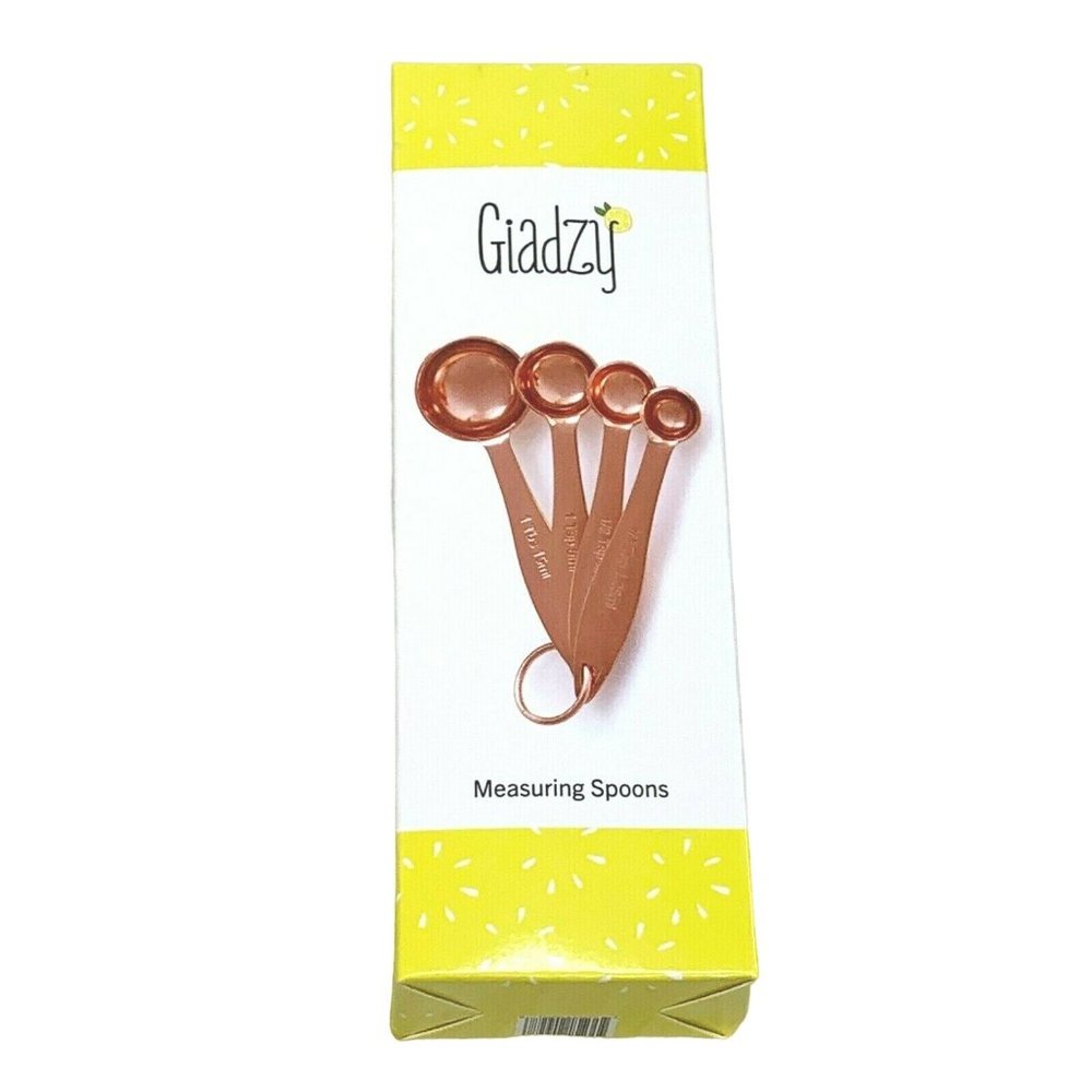 Giadzy Copper Measuring Spoons Set Giada De Laurentiis in Box FabFitFun NIB
